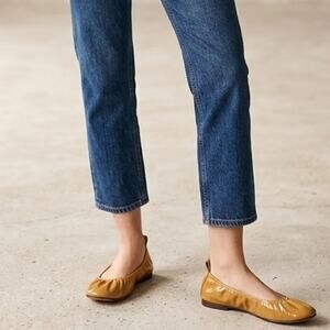 Lanvin Paris Patent Leather Elasticized Ballerina Flats Euro 37